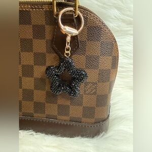 star Bag Charm Keychain Bling Rhinestones Purse Charm birthday Holiday Gift